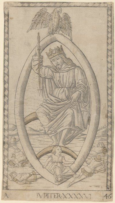 Jupiter by Master of the E Series Tarocchi