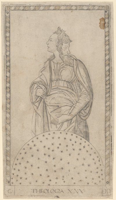 Theology by Master of the E Series Tarocchi