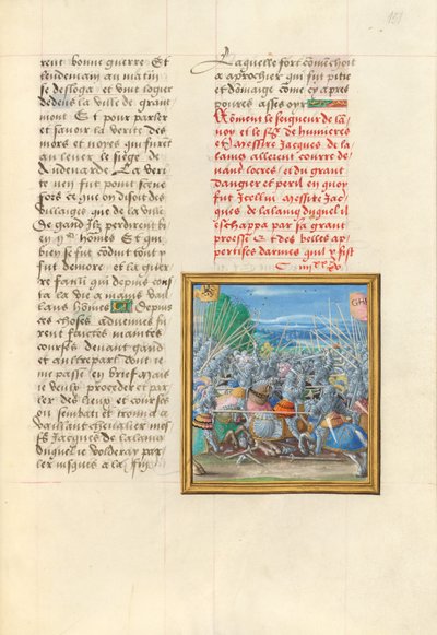 The Battle at Lokeren by Master of the Getty Lalaing
