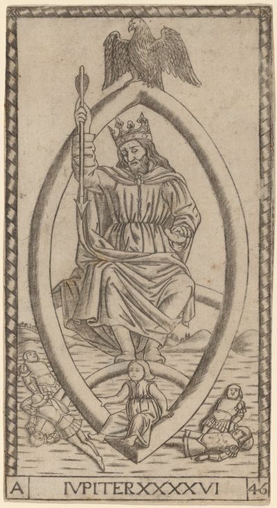Jupiter by Master of the S Series Tarocchi