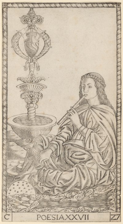 Poetry by Master of the S Series Tarocchi