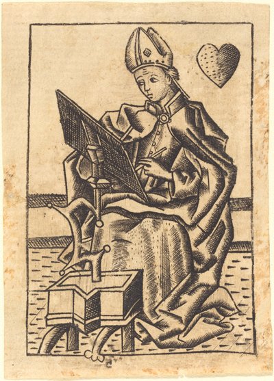 Saint Augustine by Master with the Banderoles