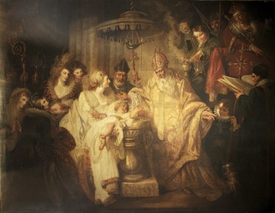 The Baptism of Henry VIII by Mather Brown