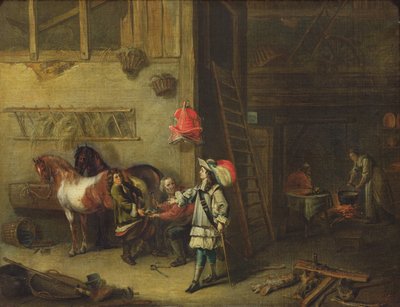 The Blacksmith by Matheus van Helmont
