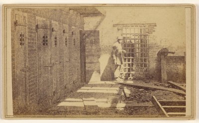 Cages Where Enslaved People Were Held by Mathew B. Brady