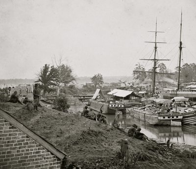 White House Landing on the Pamunkey, 1862 by Mathew B. Brady