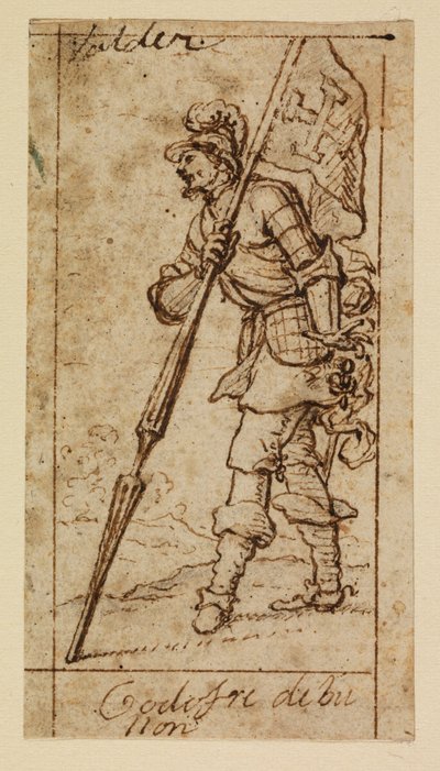 Godfrey of Bouillon by Matias de (attr.to) Torres