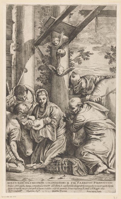 Adoration of the Shepherds by Matteo Piccioni