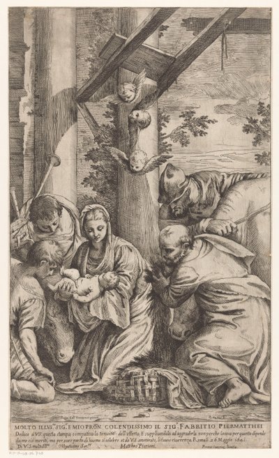 Adoration by the Shepherds by Matteo Piccioni