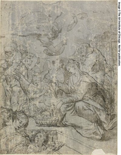 Nativity by Matteo Rosselli