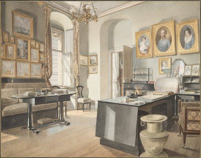 A Study Interior at St. Polten by Matthäus Kern