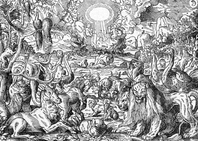 Paradise by Matthaus the Elder Merian
