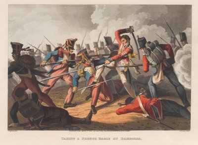 Taking a French eagle at Barossa, 1811 by Matthew Dubourg