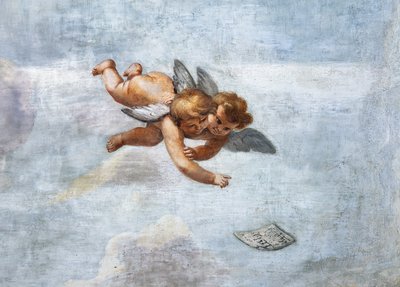 Concerts of Angels (detail) by Mattia (1613 99) Preti