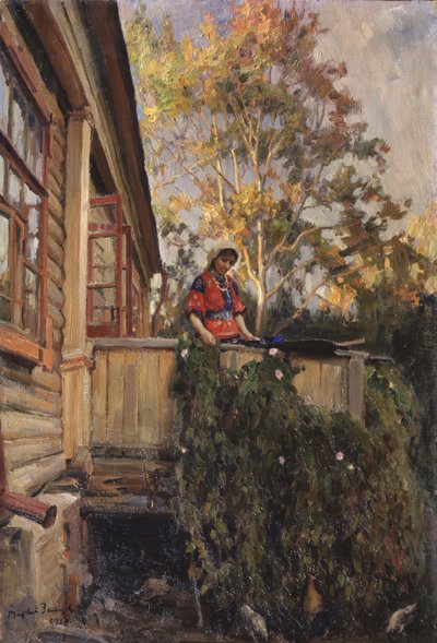 On the Balcony by Matvei Markovich Zaytsev