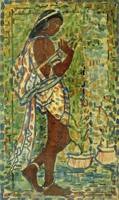 Hindu Dancer by Maurice Brazil Prendergast