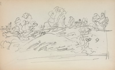 Italian Sketchbook: Landscape Page 202 by Maurice Brazil Prendergast