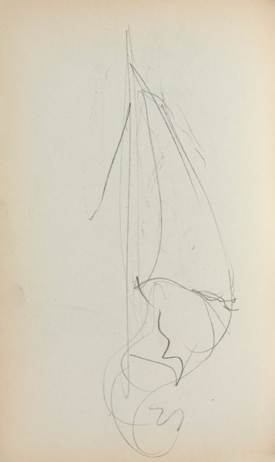 Italian Sketchbook: Sail Page 73 by Maurice Brazil Prendergast