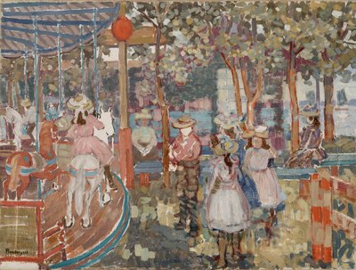 Merry-Go-Round by Maurice Brazil Prendergast