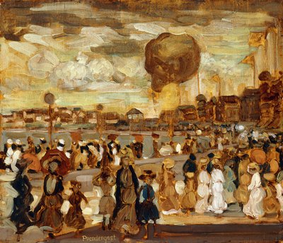 The Balloon by Maurice Brazil Prendergast