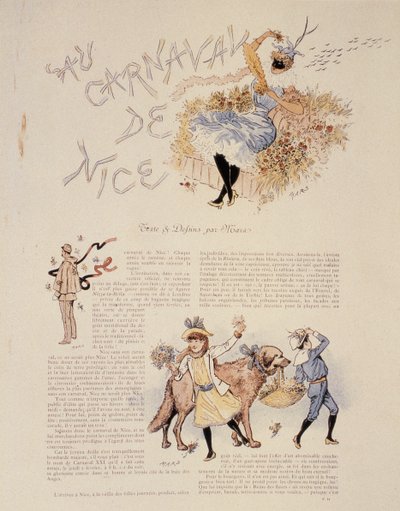 Nice Carnival, 1894 by Maurice Charles Mathieu Bonvoisin