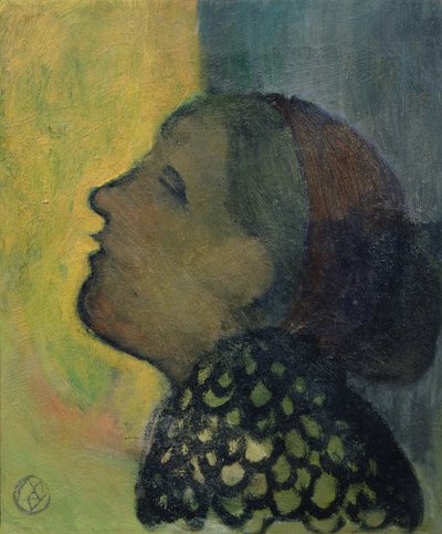 Head Raised in Profile by Maurice Denis
