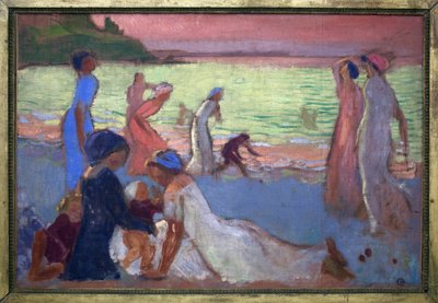 September Evening on the Beach of Trestignel by Maurice Denis