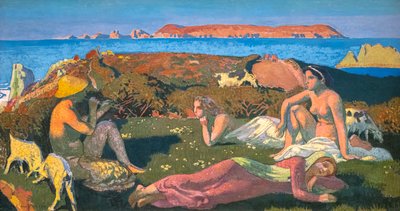 The Green Beach, Perros-Guirec by Maurice Denis