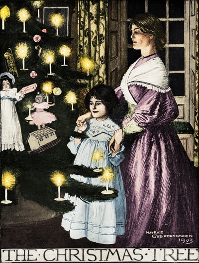 The Christmas Tree by Maurice Greiffenhagen