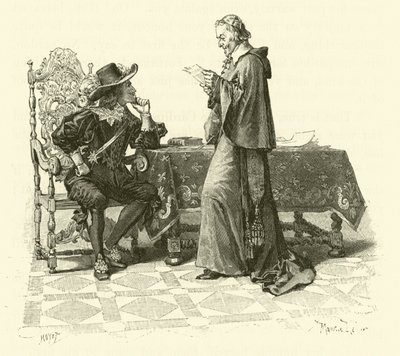 Illustration for The Three Musketeers by Maurice Leloir