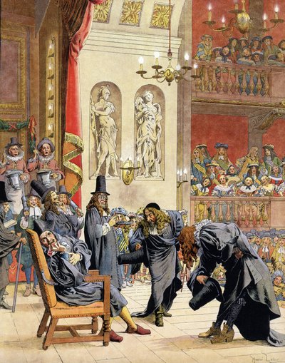 Moliere (Jean-Baptiste Poquelin) by Maurice Leloir