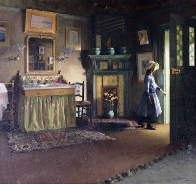 Cabinet de Toilette de Jacques Emile Blanch by Maurice Lobre