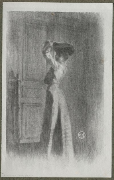 Fashionable Woman by Maurice Louis Henri Neumont
