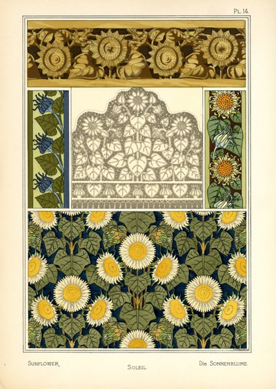 The Sunflower by Maurice Pillard Verneuil