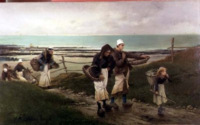 Breton Scene by Maurice Poirson