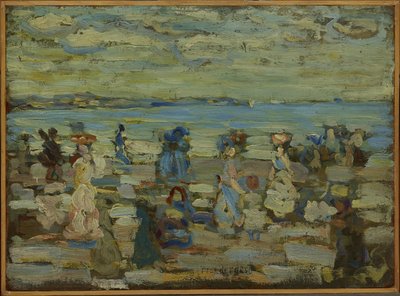 Beach Scene by Maurice Brazil Prendergast