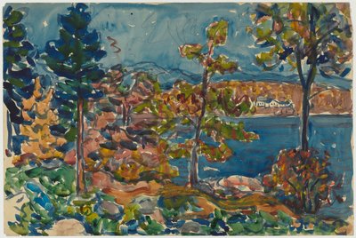 By the Shore by Maurice Prendergast