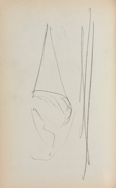Italian Sketchbook: Sail (page 69) by Maurice Prendergast