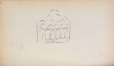 Italian Sketchbook: San Marco (page 186) by Maurice Prendergast