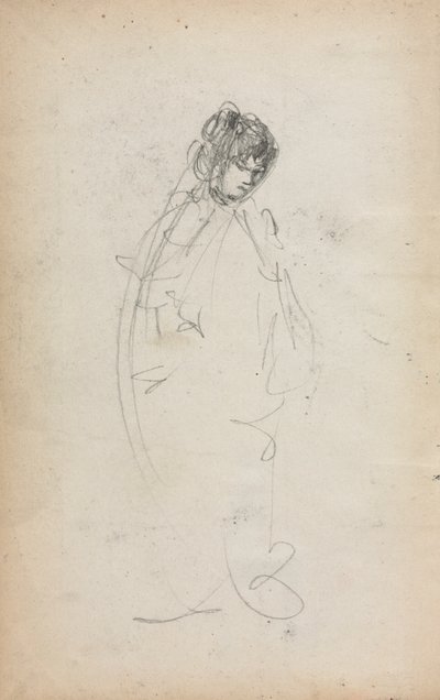 Italian Sketchbook: Standing Woman (page 1) by Maurice Prendergast
