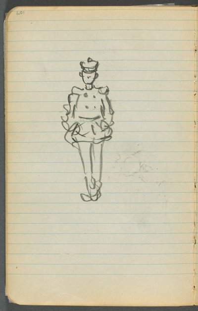 Sketchbook: Sailor by Maurice Prendergast