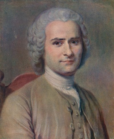 Jean Jacques Rousseau, 1753 by Maurice Quentin de La Tour