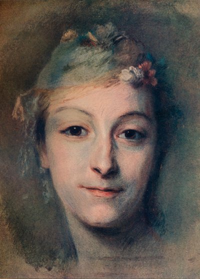 Mademoiselle Fel, c1756 by Maurice Quentin de La Tour