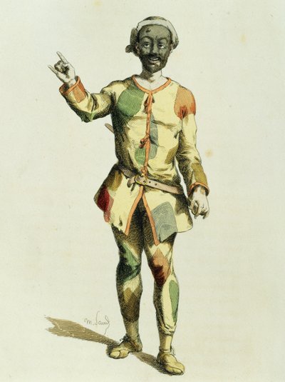 Harlequin in 1570 by Maurice Sand