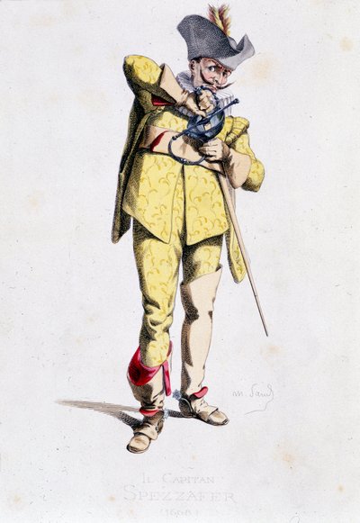 The Captain Spezzafer (Captain Fracasse) by Maurice Sand