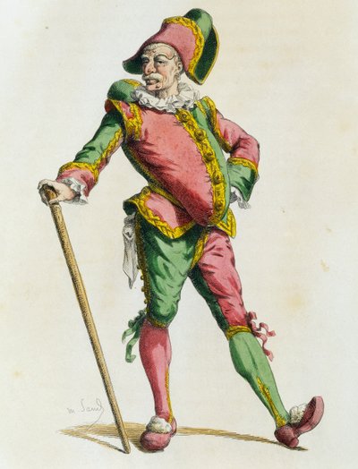 Polichinelle in 1820 by Maurice Sand