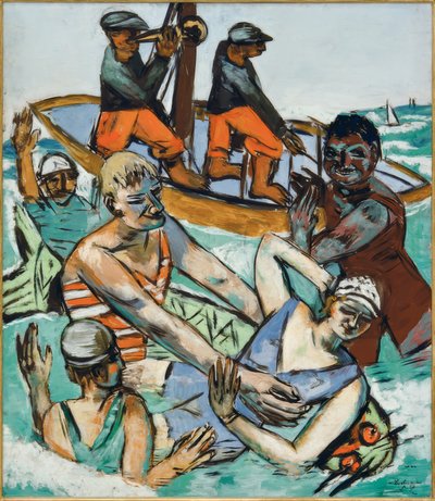 Bath in August by Max Beckmann