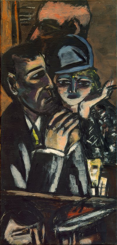 Bar, Brown by Max Beckmann