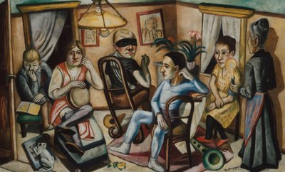 Before the Masked Ball by Max Beckmann