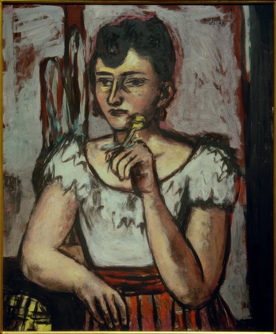 Portrait of Euretta Rathbone by Max Beckmann